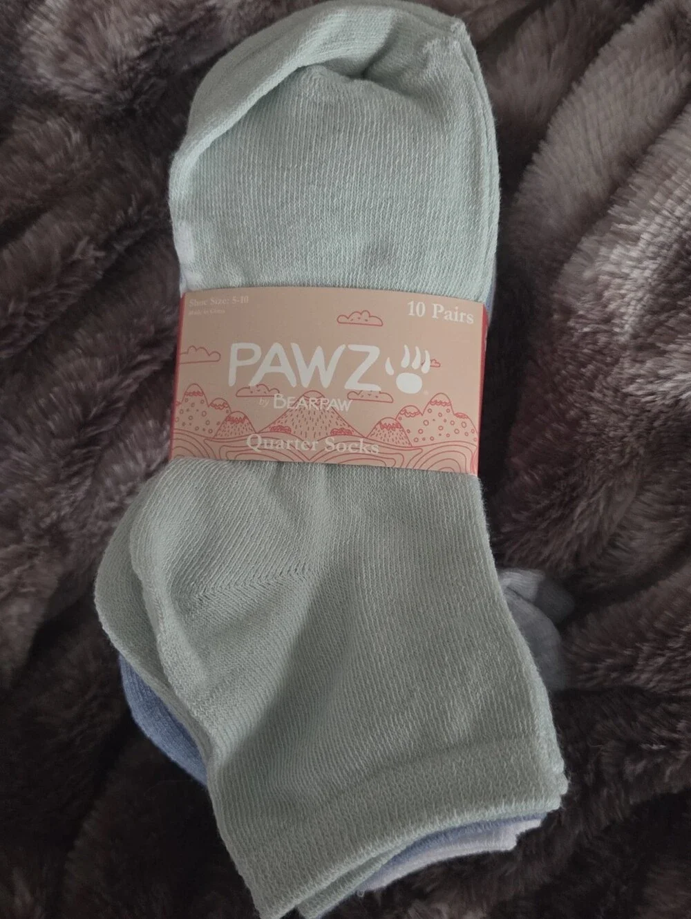PAWZ - 10 Pack Lightweight Ankle Socks